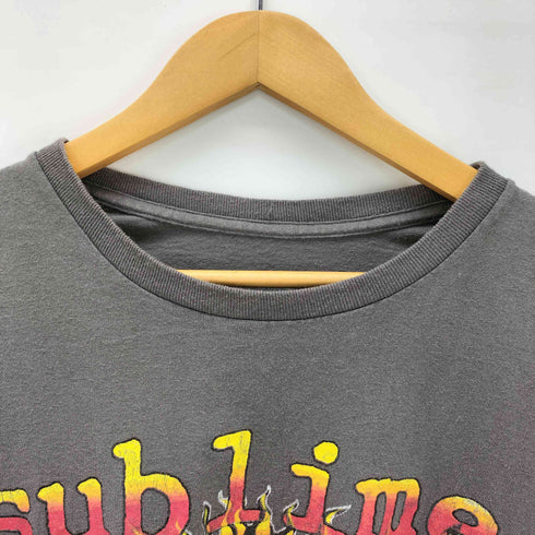 00S サン 太陽 プリント バンド S/S Tシャツ メンズ